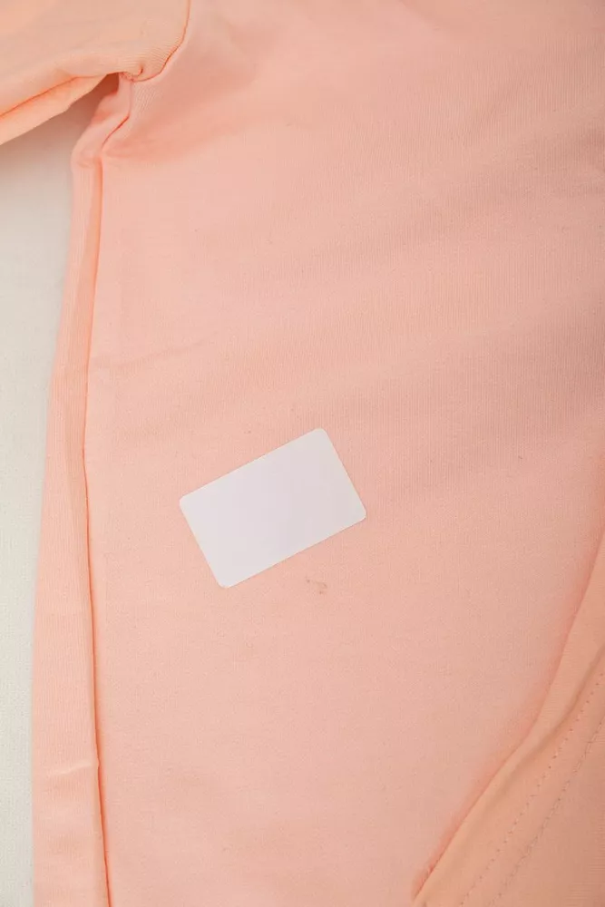 Купити Спортивний костюм жіночий двонитка  -уцінка, колір персиковий, 214R1419-003-U-7 оптом - Фото №7