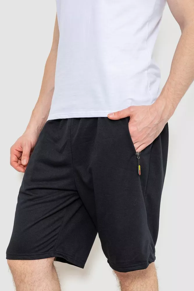 Купити Шорти чоловічі, колір чорний, 244R6598 - Фото №3
