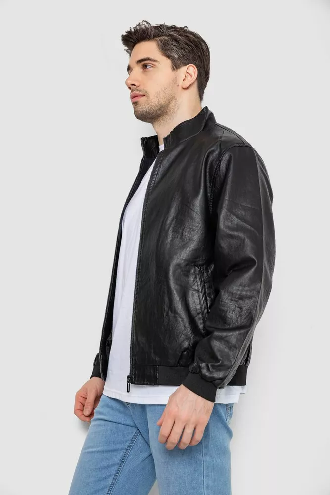Купить Куртка мужская кокожа  -уценка, цвет черный, 244R717-U - Фото №4