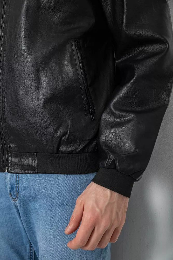 Купить Куртка мужская кокожа  -уценка, цвет черный, 244R717-U - Фото №7