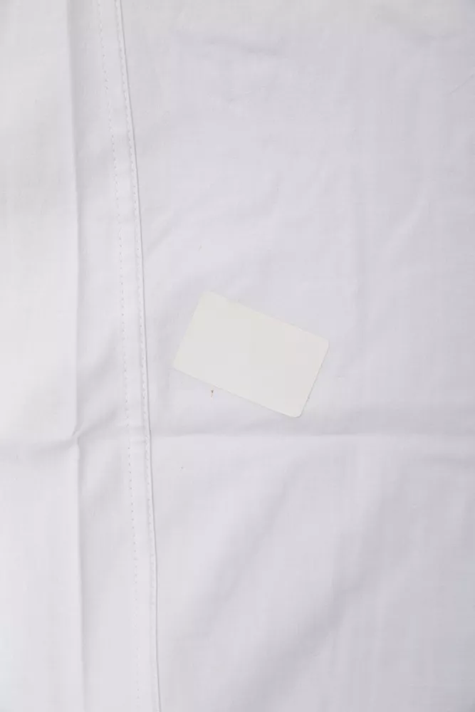Купити Сорочка чоловіча однотонна класична  -уцінка, колір білий, 214R7108-U-5 - Фото №6