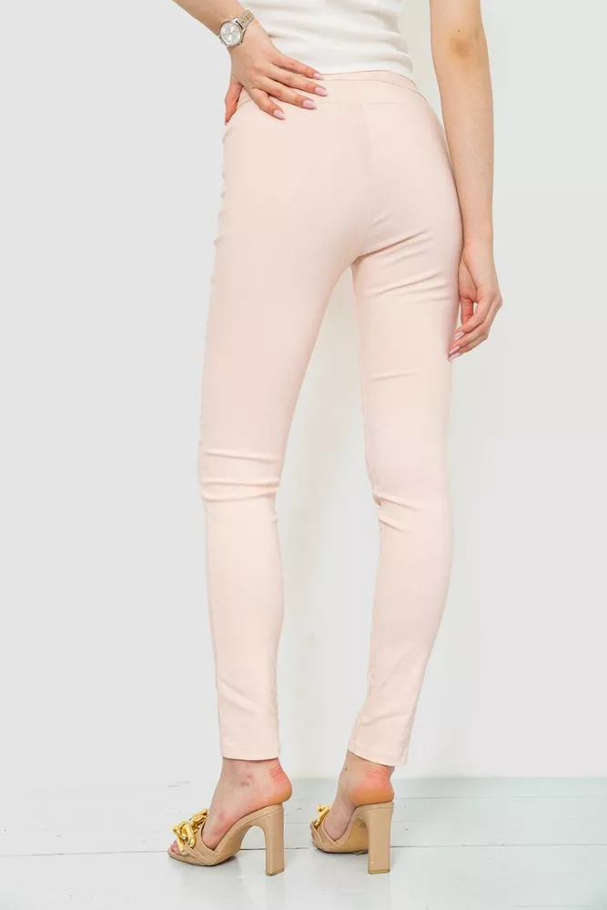 Купити Штани жіночі  -уцінка, колір світло-персиковий, 243R7966-U - Фото №4