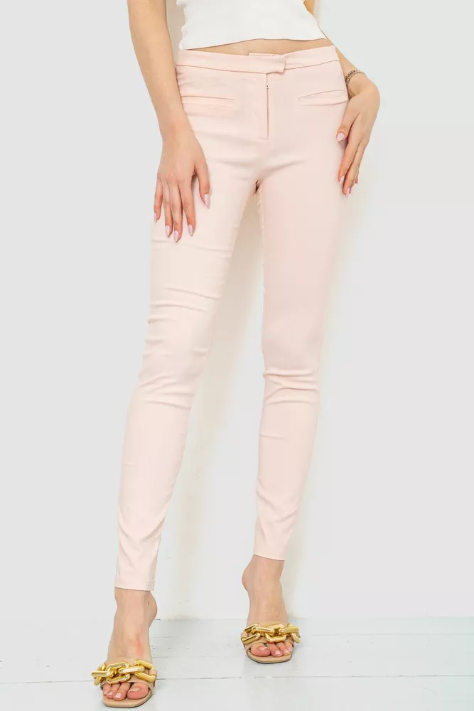Купити Штани жіночі  -уцінка, колір світло-персиковий, 243R7966-U - Фото №1