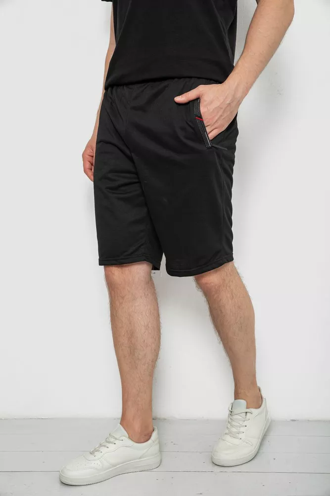 Купити Шорти чоловічі, колір чорний, 244R6589 оптом - Фото №3