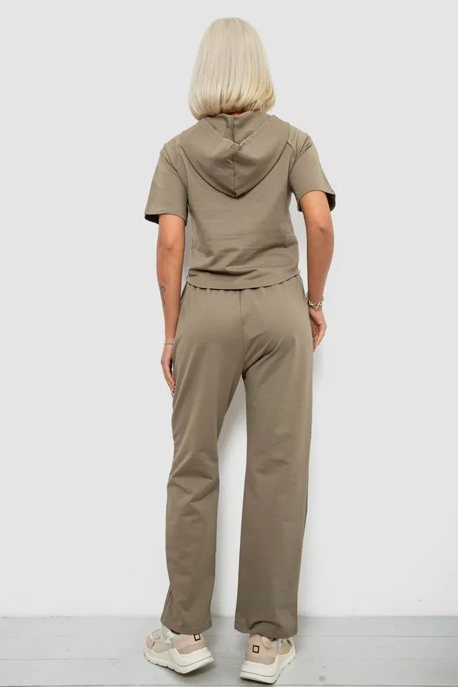 Купити Спортивний костюм жіночий, колір хакі, 221R106 - Фото №4