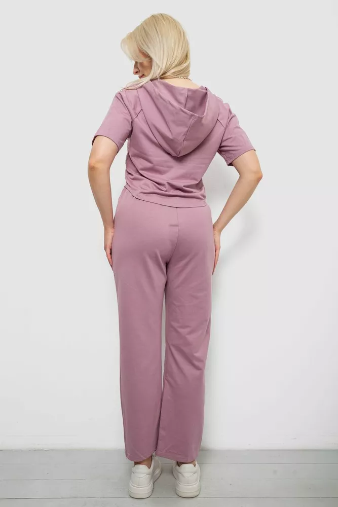 Купити Спортивний костюм жіночий, колір пудровий, 221R106 - Фото №4