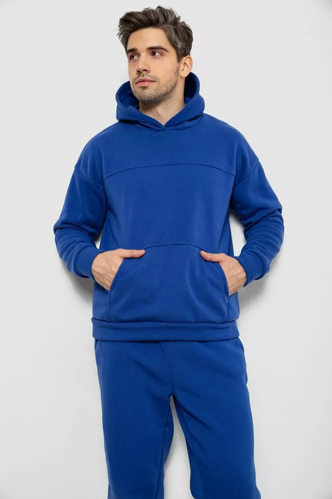 Купити Спортивний костюм чоловічий на флісі, колір синій, 238R029 - Фото №2