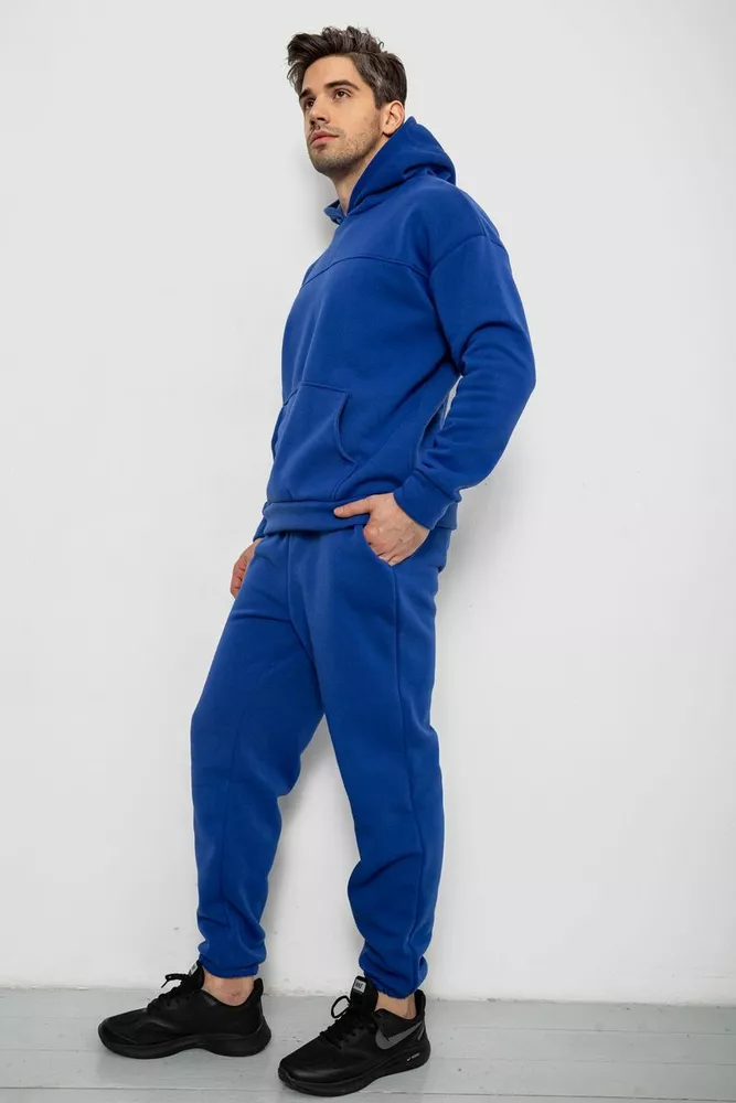 Купити Спортивний костюм чоловічий на флісі, колір синій, 238R029 - Фото №3