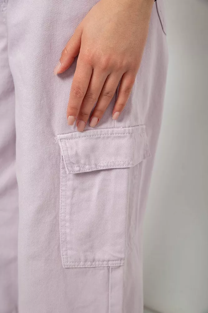 Купить Джинсы женские, цвет светло-сиреневый, 250R2535 оптом - Фото №6