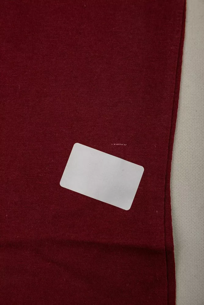 Купить Футболка мужская с принтом  -уценка, цвет бордовый, 219R010-U-2 - Фото №6