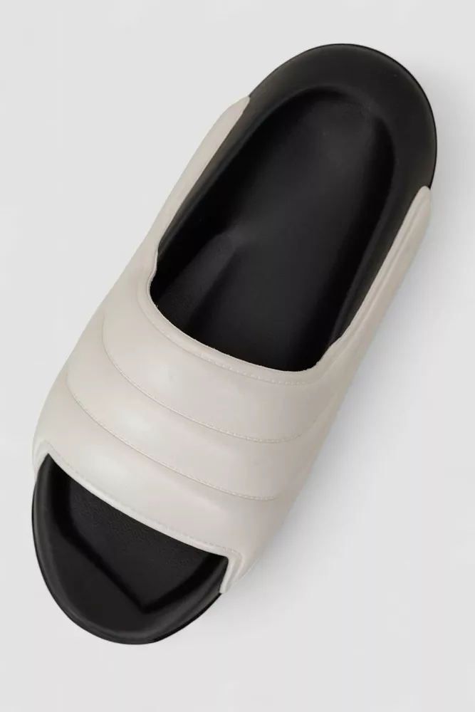 Купить Шлепанцы  -уценка, цвет черно-белый, 248RNT02-U-25 оптом - Фото №2