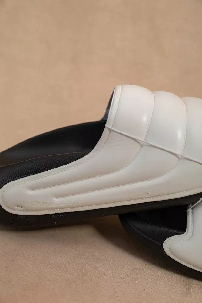 Купить Шлепанцы  -уценка, цвет черно-белый, 248RNT02-U-25 оптом - Фото №6