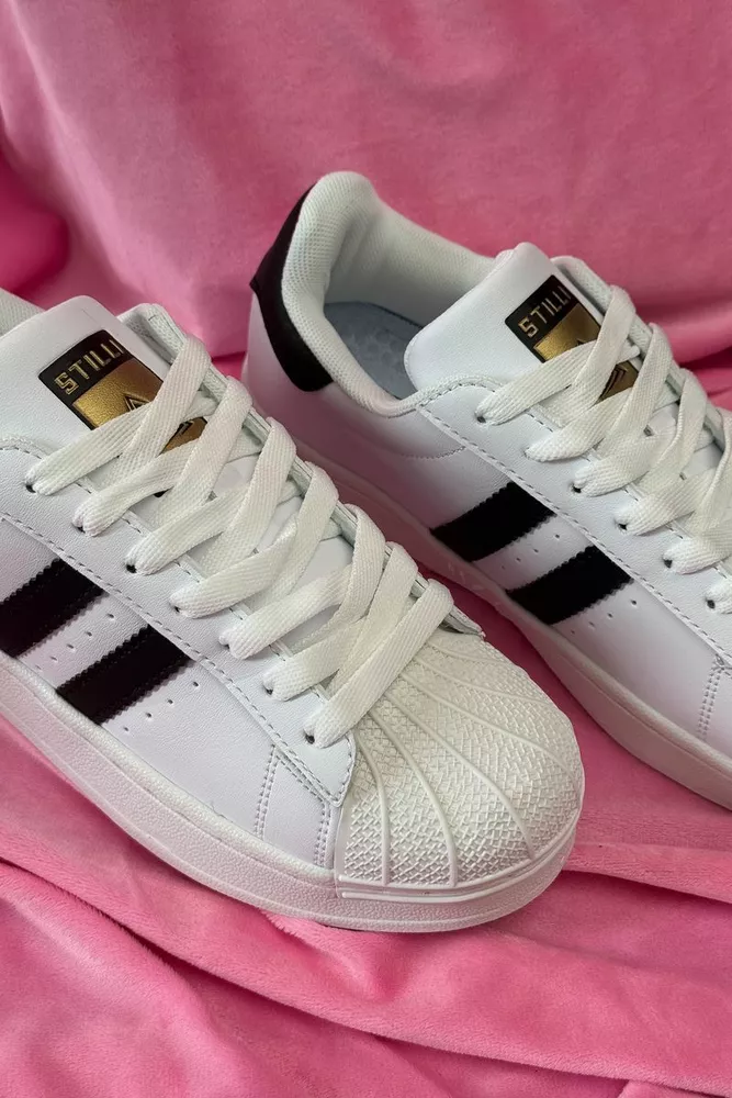 Купити Кросівки жіночі демісезонні  -уцінка, колір біло-чорний, 248RHB640-U-3 - Фото №3