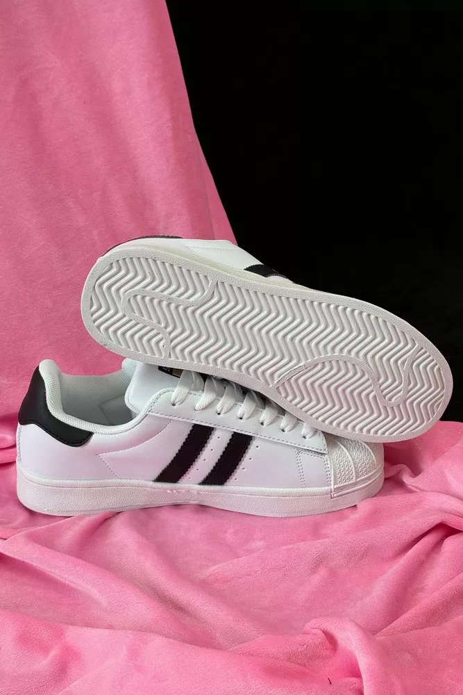 Купити Кросівки жіночі демісезонні  -уцінка, колір біло-чорний, 248RHB640-U-3 - Фото №6