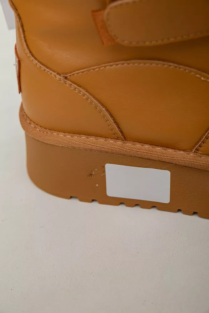 Купить Угги женские на меху  -уценка, цвет коричневый, 243RL953-U-8 - Фото №7