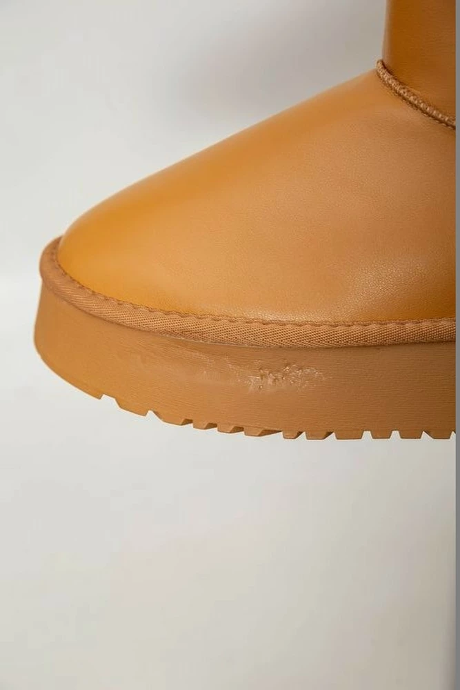 Купить Угги женские на меху  -уценка, цвет коричневый, 243RL954-U-13 - Фото №7