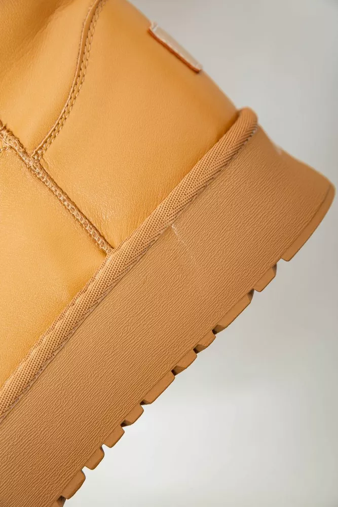 Купить Угги женские на меху  -уценка, цвет коричневый, 243RL954-U-14 - Фото №8