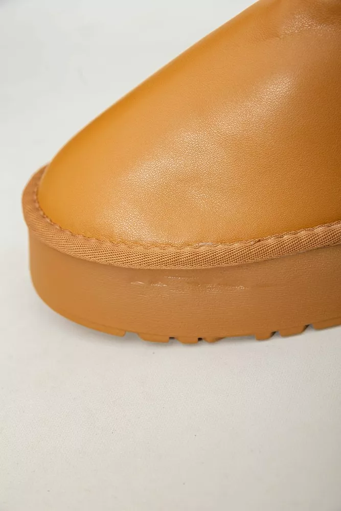 Купити Уггі жіночі на хутрі  -уцінка, колір коричневий, 243RL954-U-15 - Фото №7