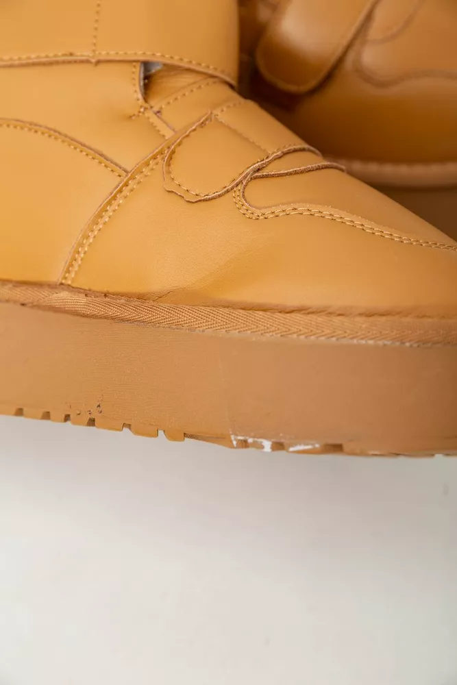 Купить Угги женские на меху  -уценка, цвет коричневый, 243RL953-U-11 - Фото №7