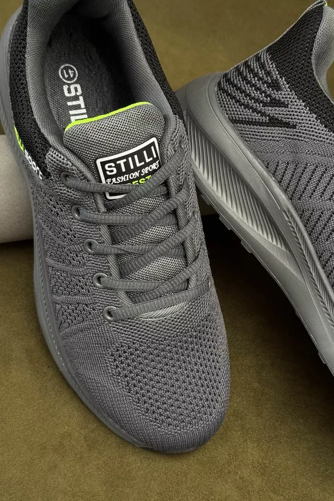 Купить Кроссовки мужские демисезонные  -уценка, цвет серый, 248RH195-U оптом - Фото №3