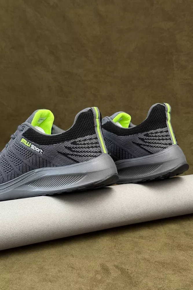 Купить Кроссовки мужские демисезонные  -уценка, цвет серый, 248RH195-U оптом - Фото №4