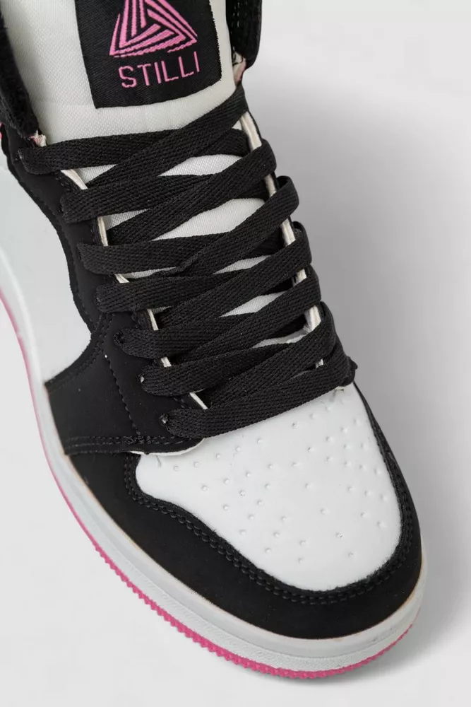 Купити Кросівки жіночі зимові на хутрі  -уцінка, колір біло-рожевий, 248RHB470-9-U оптом - Фото №2