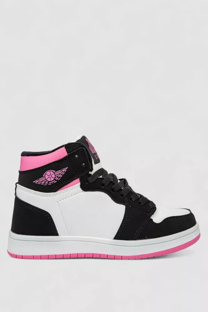 Купити Кросівки жіночі зимові на хутрі  -уцінка, колір біло-рожевий, 248RHB470-9-U оптом - Фото №1