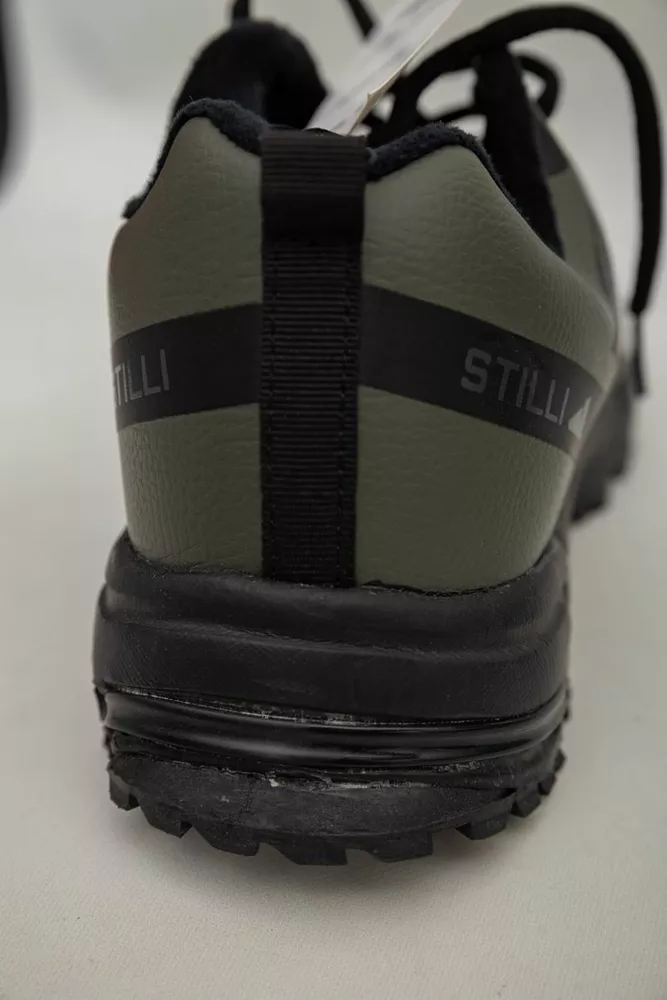 Купить Кроссовки мужские зимние на меху  -уценка, цвет хаки, 248RH213-U оптом - Фото №8