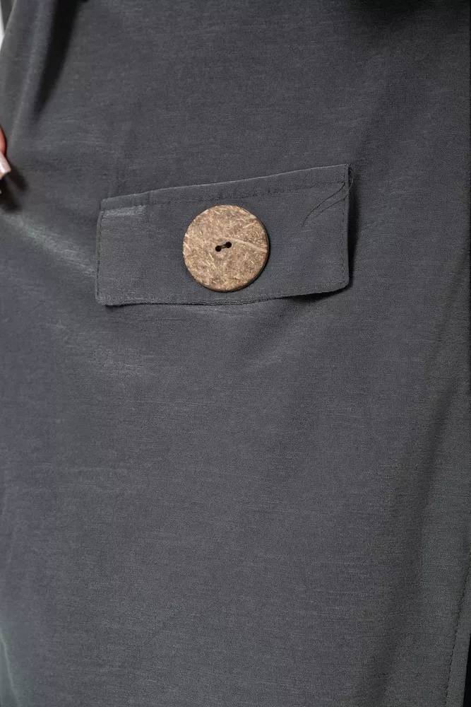 Купити Костюм жіночий трійка класичний  -уцінка, колір хакі, 167R0120-U - Фото №9