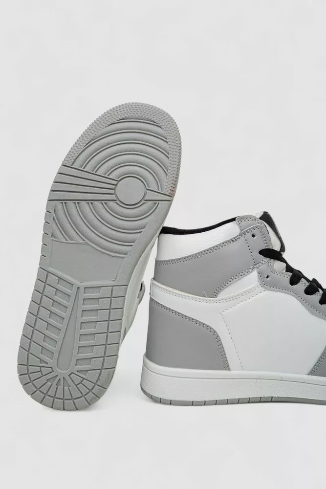 Купити Кросівки жіночі зимові на хутрі  -уцінка, колір біло-сірий, 248RHB470-2-U-1 оптом - Фото №5