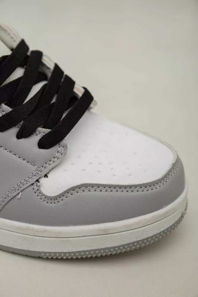 Купити Кросівки жіночі зимові на хутрі  -уцінка, колір біло-сірий, 248RHB470-2-U-1 оптом - Фото №8