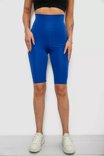 Велотреки жіночі однотонні, колір електрик, 214R922