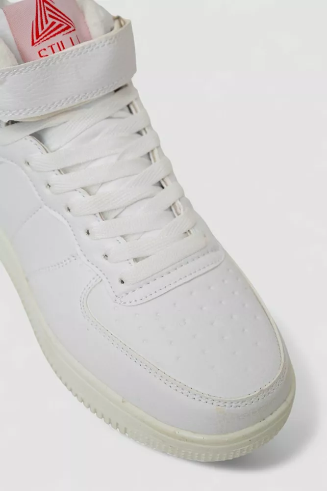 Купить Кроссовки мужские зимние на меху  -уценка, цвет белый, 248RH202-U-2 - Фото №2