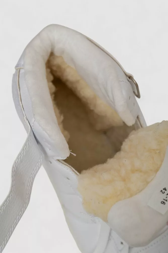 Купить Кроссовки мужские зимние на меху  -уценка, цвет белый, 248RH202-U-2 - Фото №6