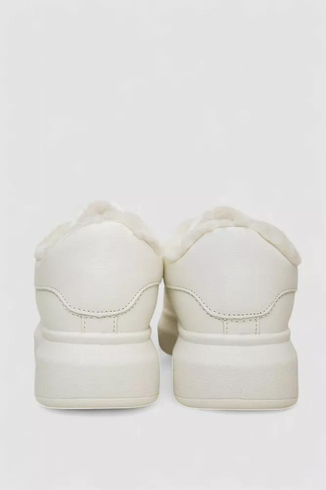 Купити Кросівки жіночі зимові на хутрі  -уцінка, колір білий, 248RA2256-U-2 - Фото №4