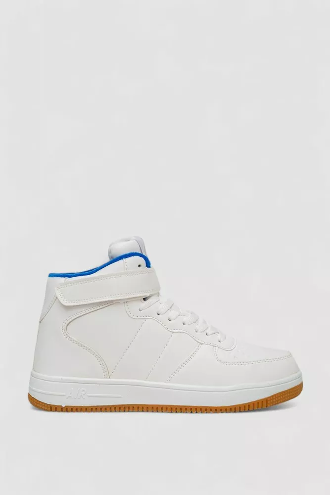 Купить Кроссовки мужские зимние на меху  -уценка, цвет бело-синий, 248RH1020-U-14 - Фото №1