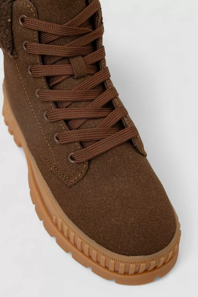 Купити Черевики жіночі зимові на хутрі, колір коричневий, 248RCX1750-4 - Фото №2