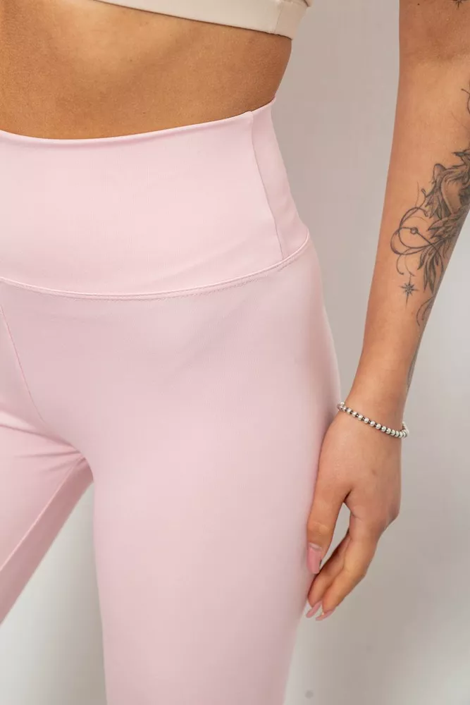 Купить Велотреки женские однотонные, цвет розовый, 214R922 - Фото №5