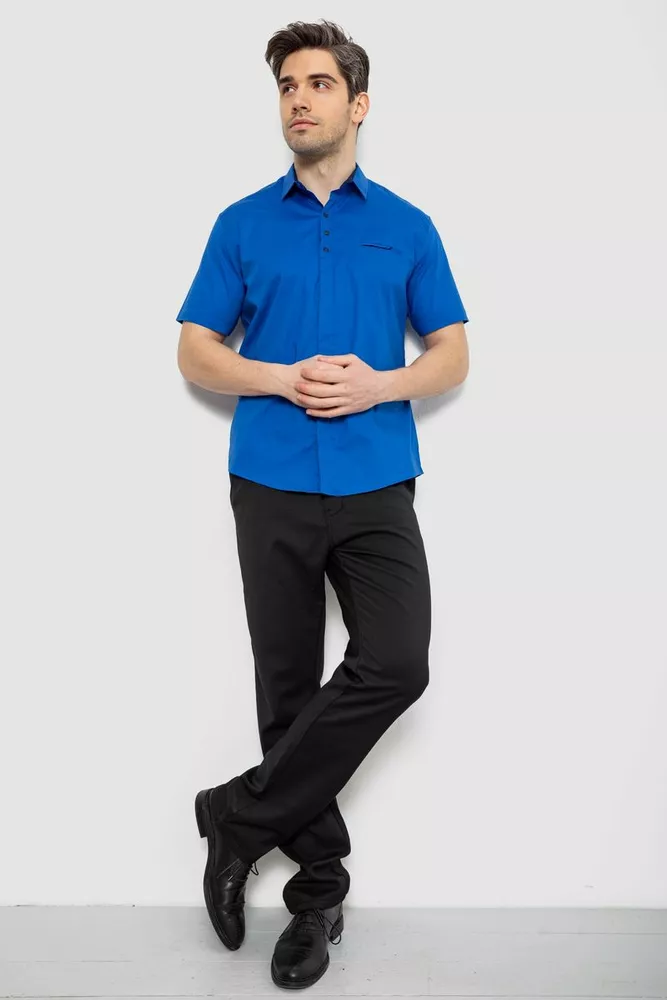 Купити Сорочка чоловіча, колір електрик, 214R7326 - Фото №7