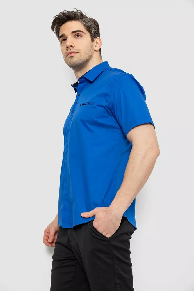 Купити Сорочка чоловіча, колір електрик, 214R7326 - Фото №8