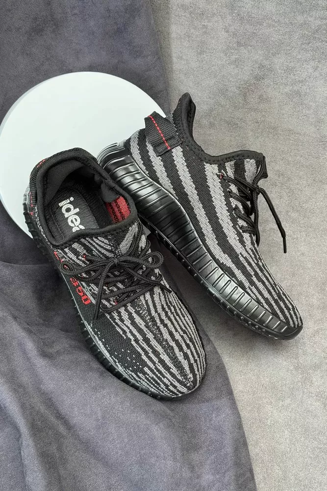 Купити Кросівки жіночі  текстиль, колір чорний, 243R350 - Фото №3