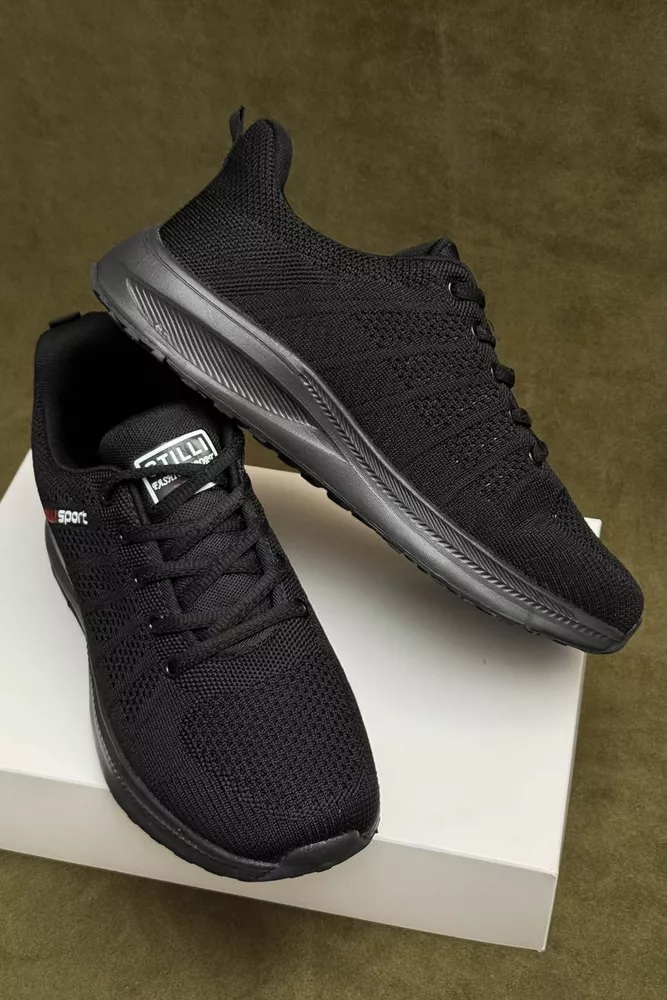 Купить Кроссовки мужские демисезонные, цвет черный, 248RH195 - Фото №3