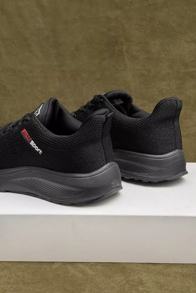 Купить Кроссовки мужские демисезонные, цвет черный, 248RH195 - Фото №4