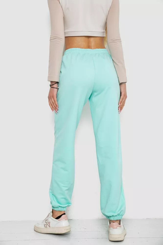 Купить Спортивные штаны женские  -уценка, цвет мятный, 247R4670-U-20 - Фото №4