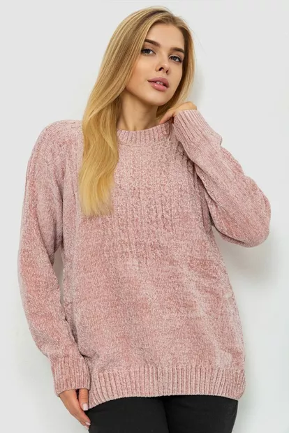 Светр жіночий, колір світло-пудровий, 221R20PCS02