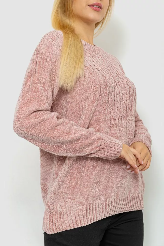 Купити Светр жіночий, колір світло-пудровий, 221R20PCS02 оптом - Фото №3