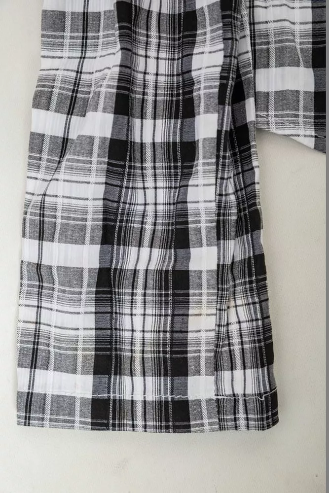 Купить Рубашка женская повседневная  -уценка, цвет серо-белый, 230R064-U-8 - Фото №6