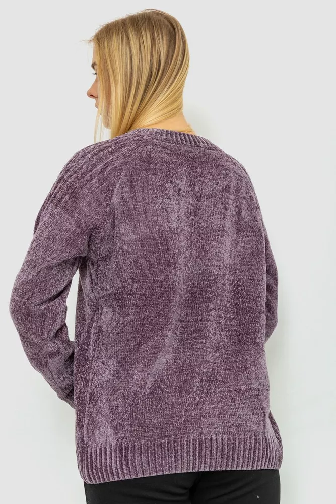 Купити Светр жіночий, колір сливовий, 221R20PCS02 - Фото №5