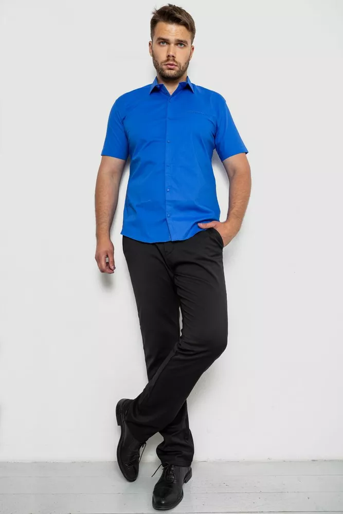 Купити Сорочка чоловіча класична   -уцінка, колір електрик, 214R7115-U-5 - Фото №2