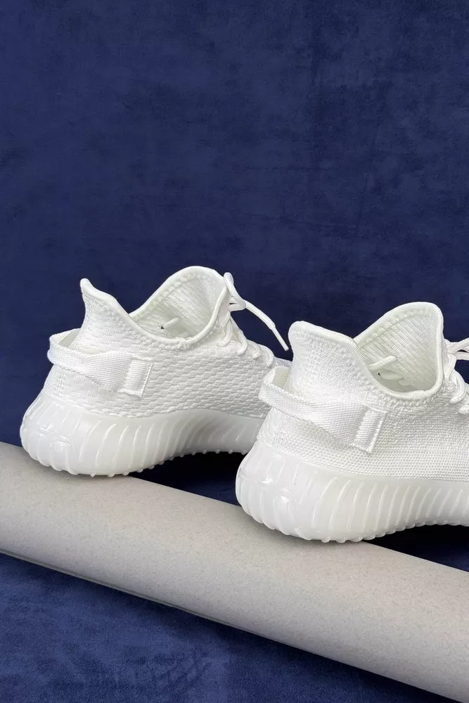 Купити Кросівки жіночі  текстиль, колір білий, 243R350 - Фото №4